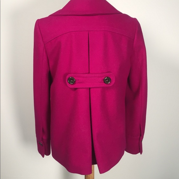 Pink Banana Republic Pea Coat Women’s - Picture 3 of 7